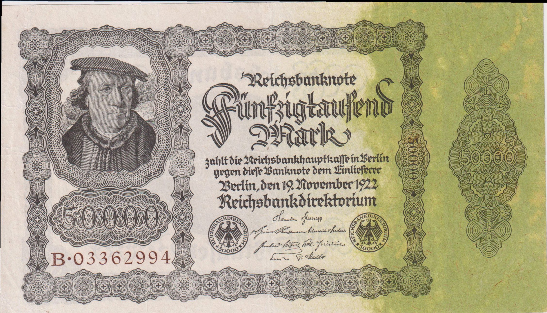 Németország 50.000 márka 1922. B   P79