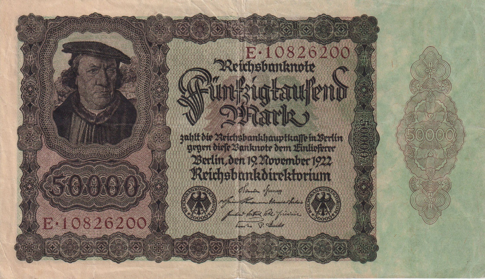 Németország 50.000 márka 1922. E   P80