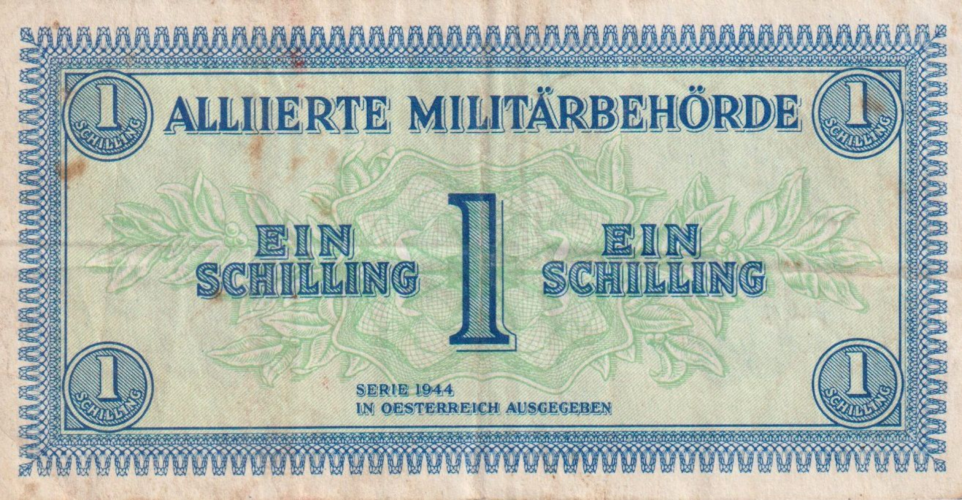 Ausztria 1 schilling 1944.   P103