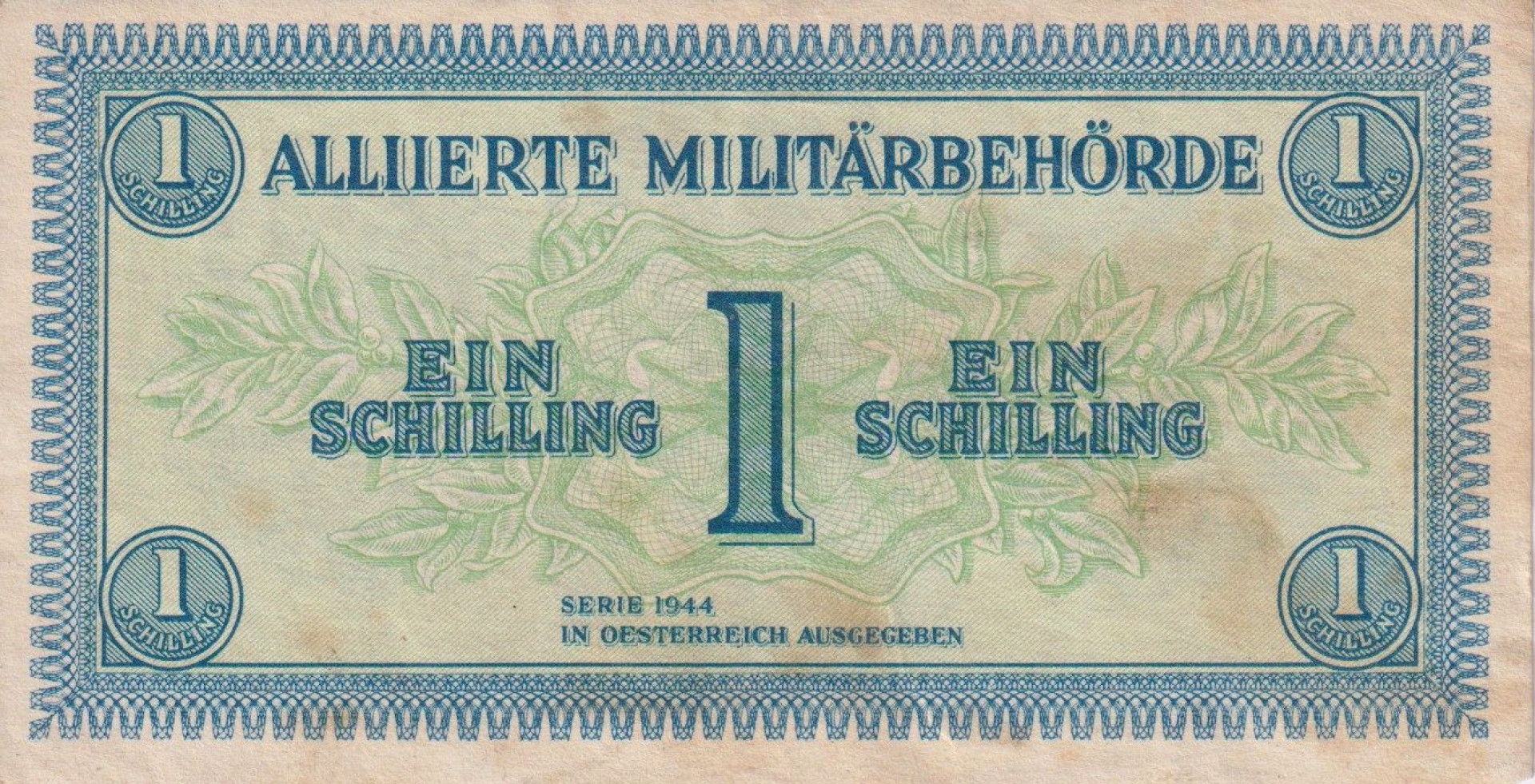 Ausztria 1 schilling 1944.   P103