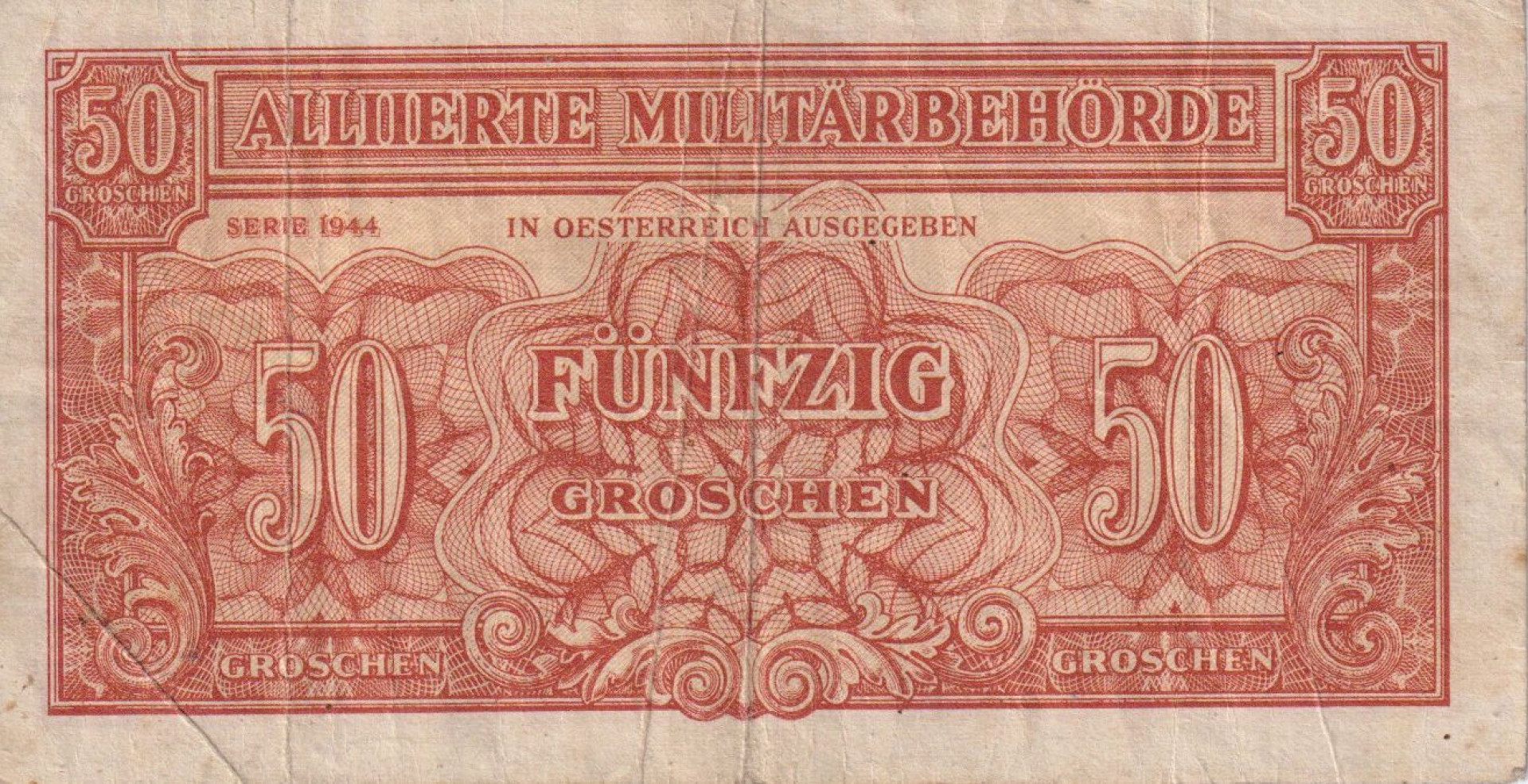 Ausztria 50 groschen 1944.   P102