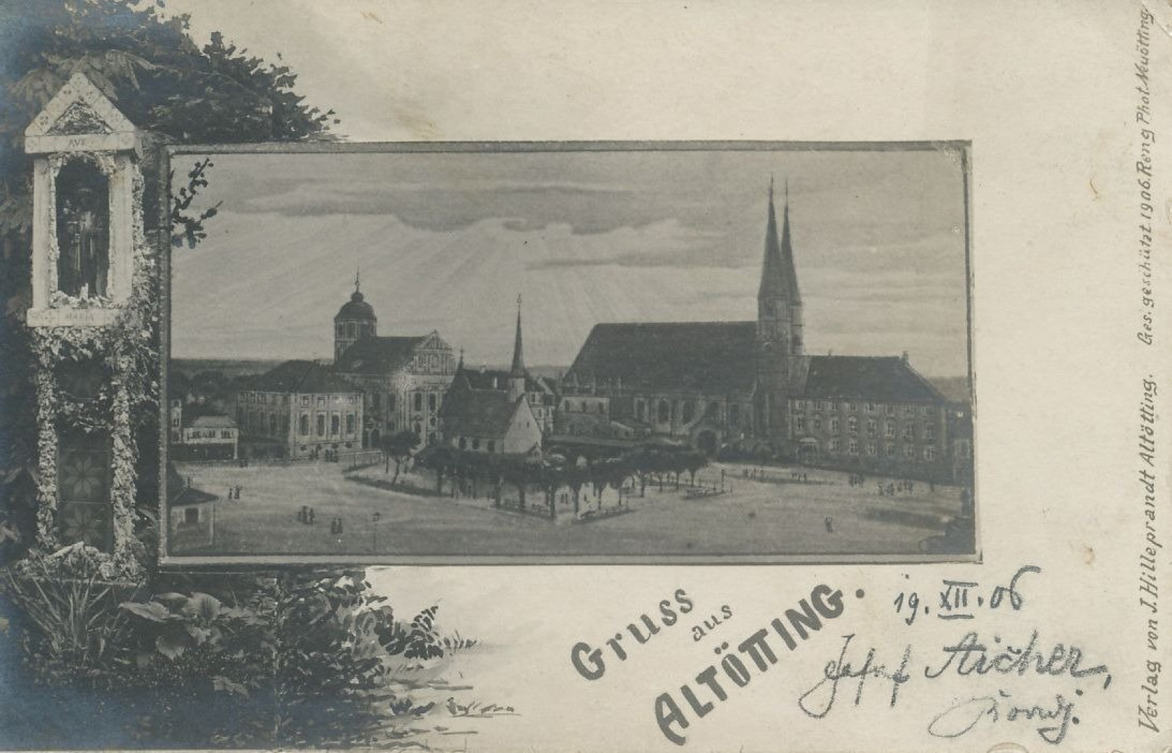 Németország Gruss aus Altötting  1906.