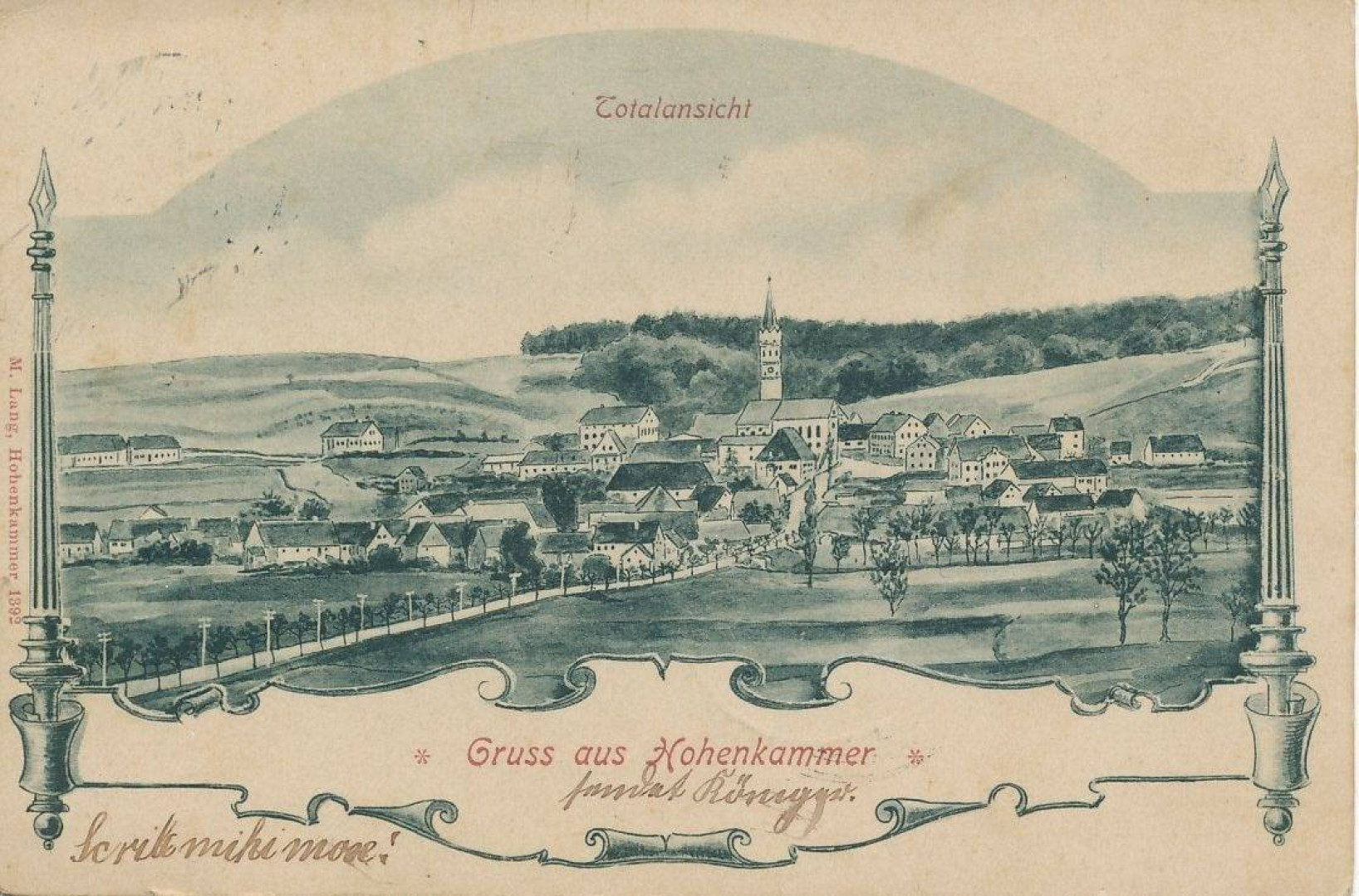 Németország Gruss aus Hohenkammer  1902.
