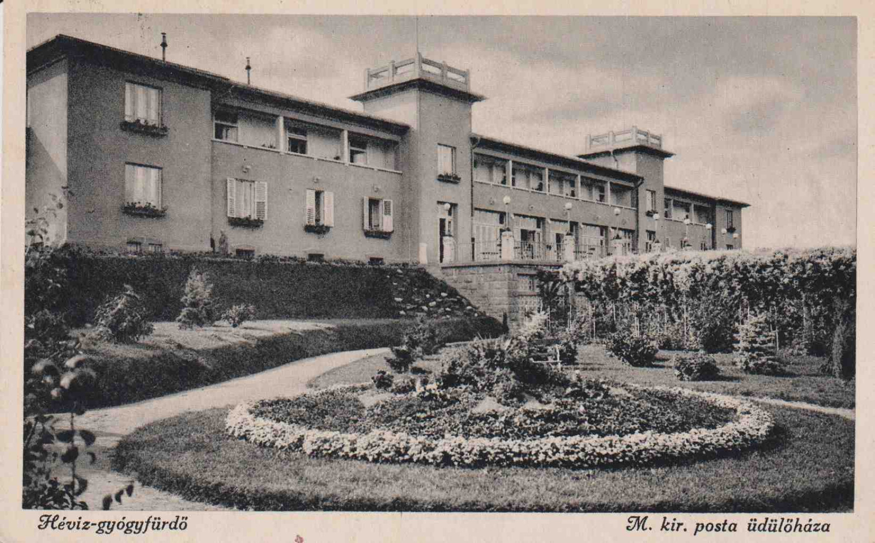 Hévíz-gyógyfürdő M.kir. Posta üdülőháza 1938