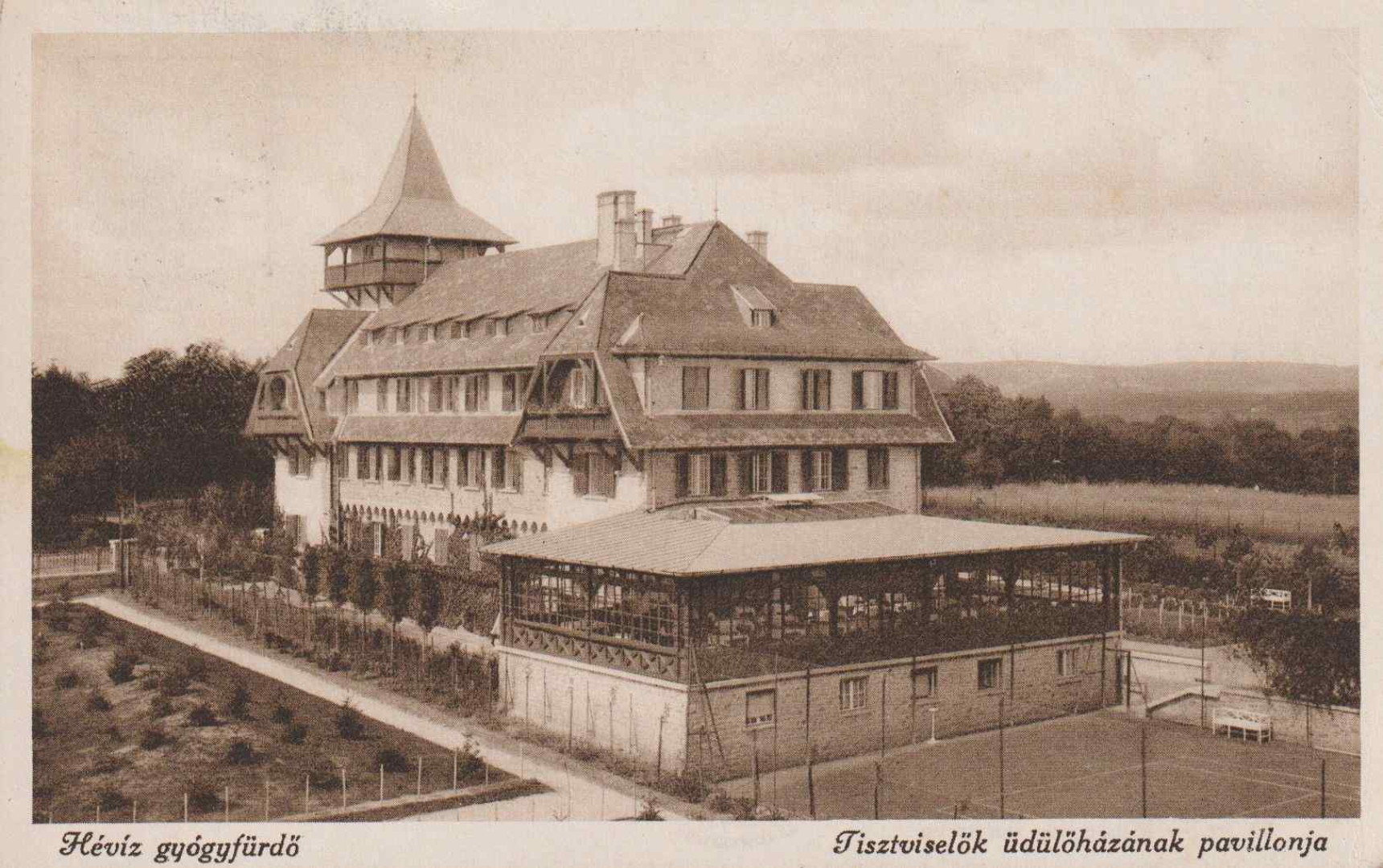Hévíz-gyógyfürdő Tisztviselők üdülőháza 1939