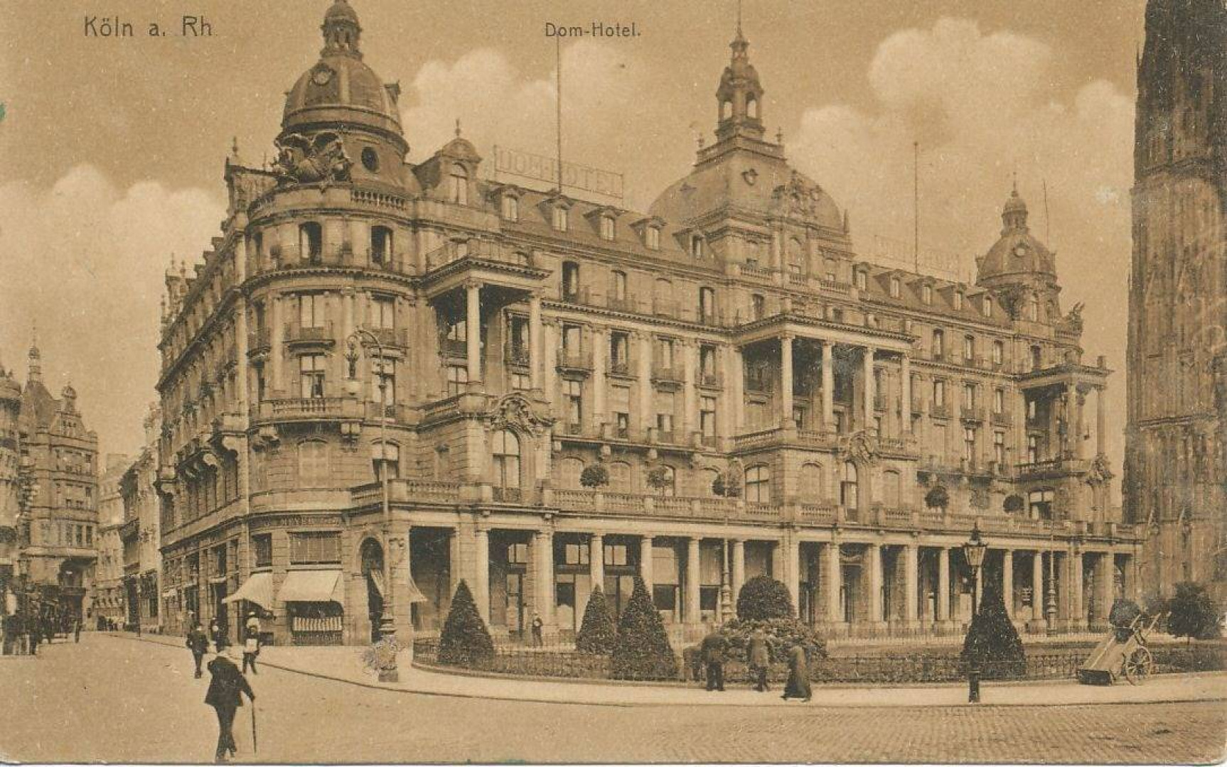 Németország Köln Dom-Hotel 1912.