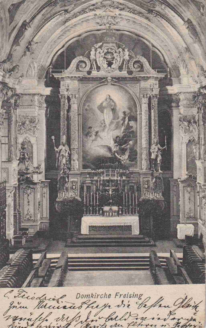 Németország Freising dóm 1916.
