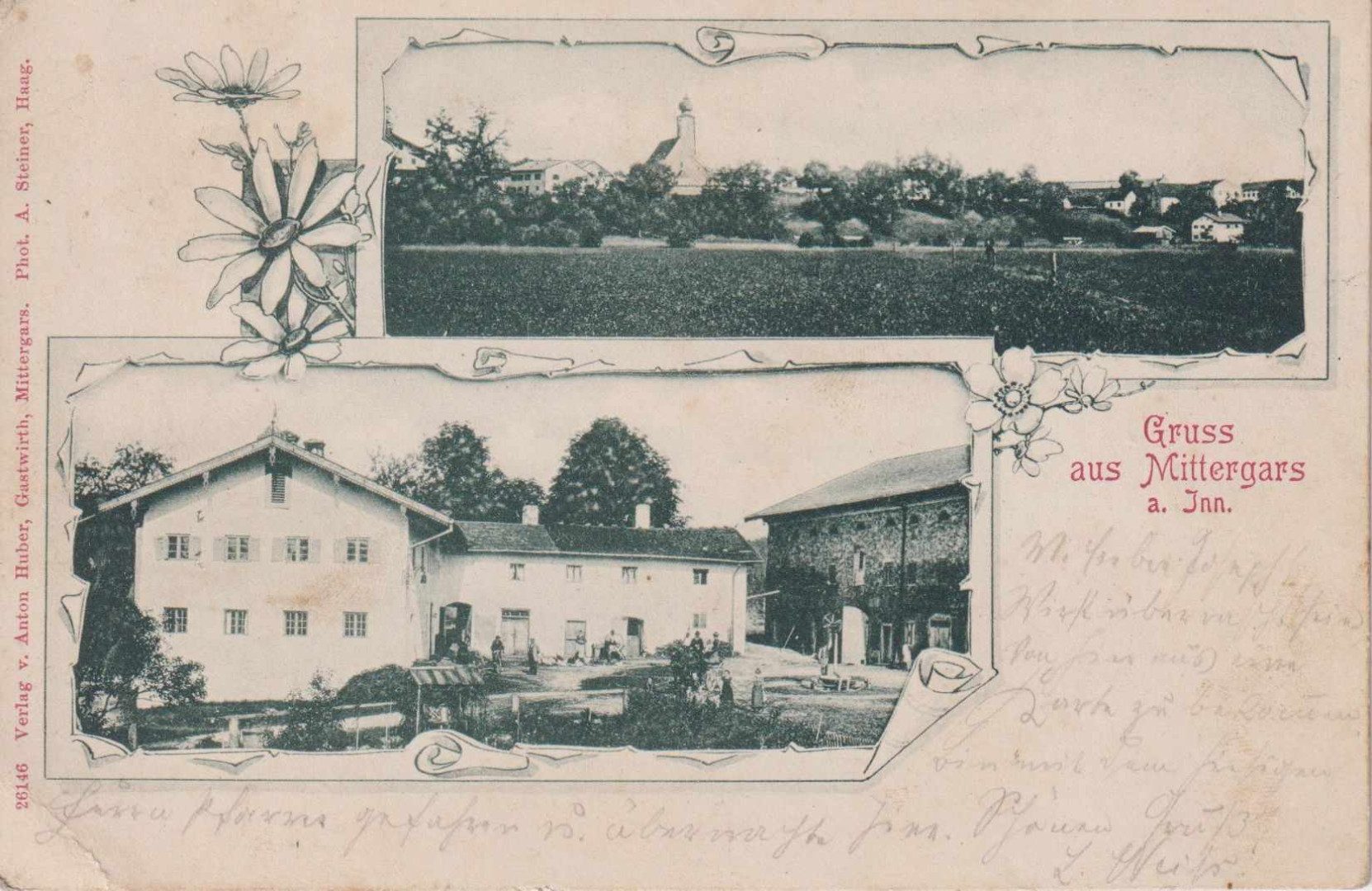 Németország gruss aus Mittergars a. Inn 1904.
