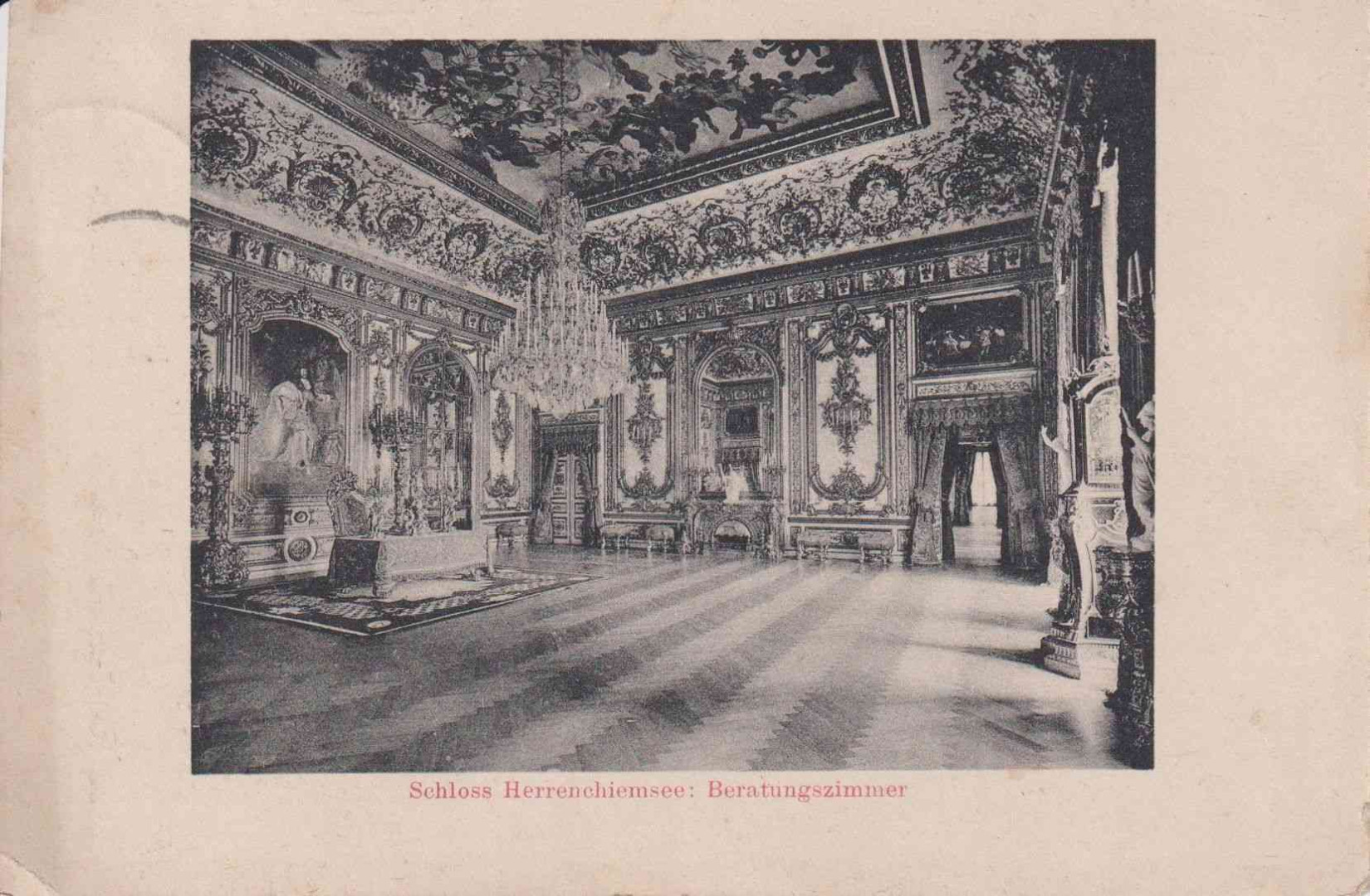 Németország Herrechiemsee-i kastély 1912.