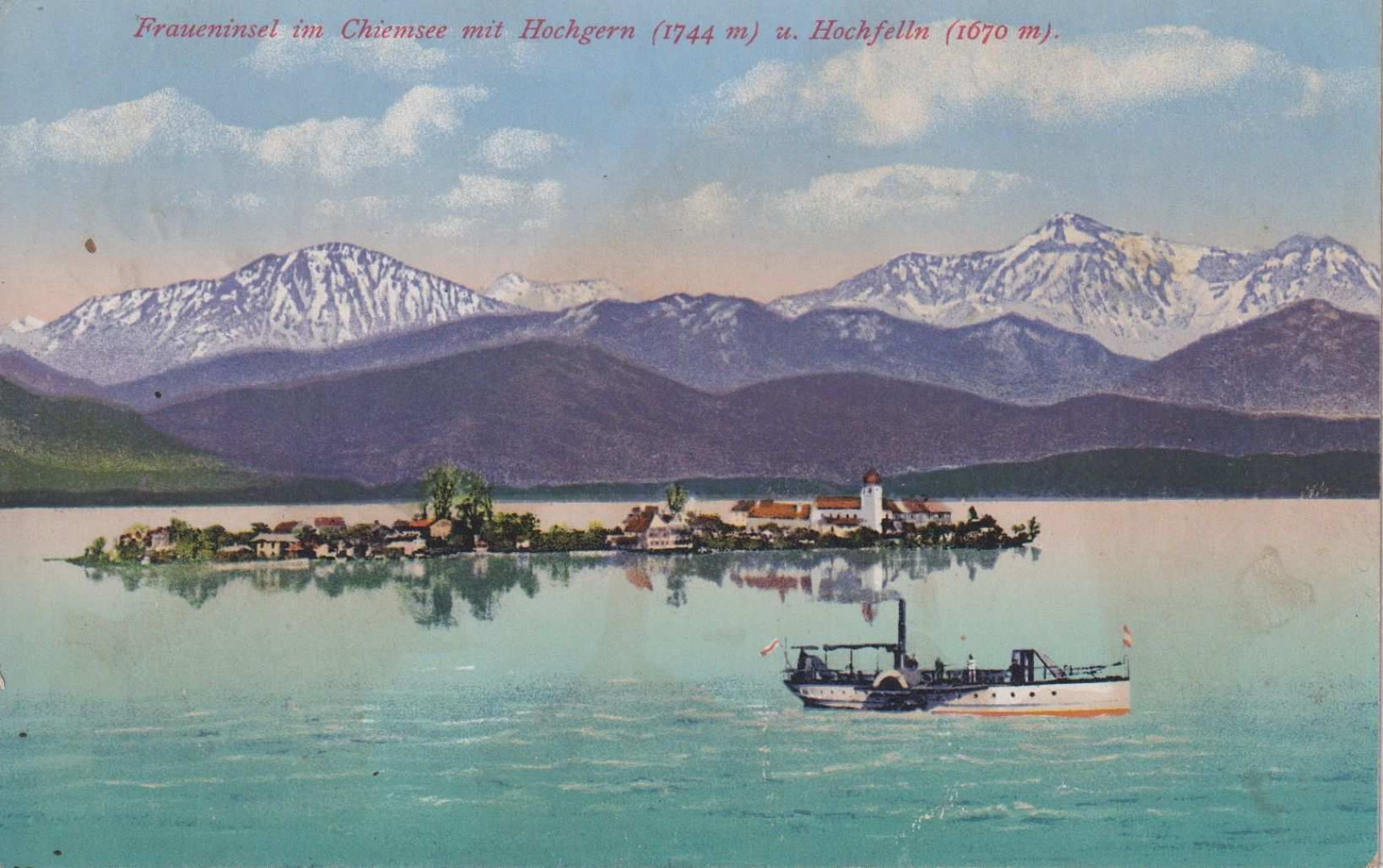 Németország Hochgern u. Hochfelln 1917.