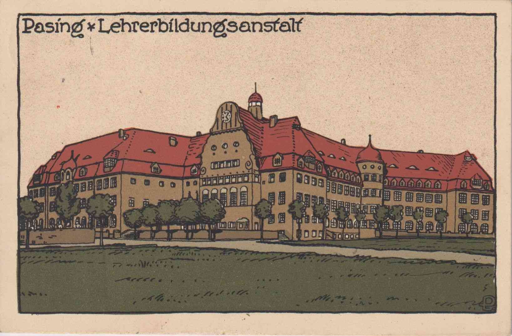 Németország Pasingi Tanítóképző Intézet 1917.