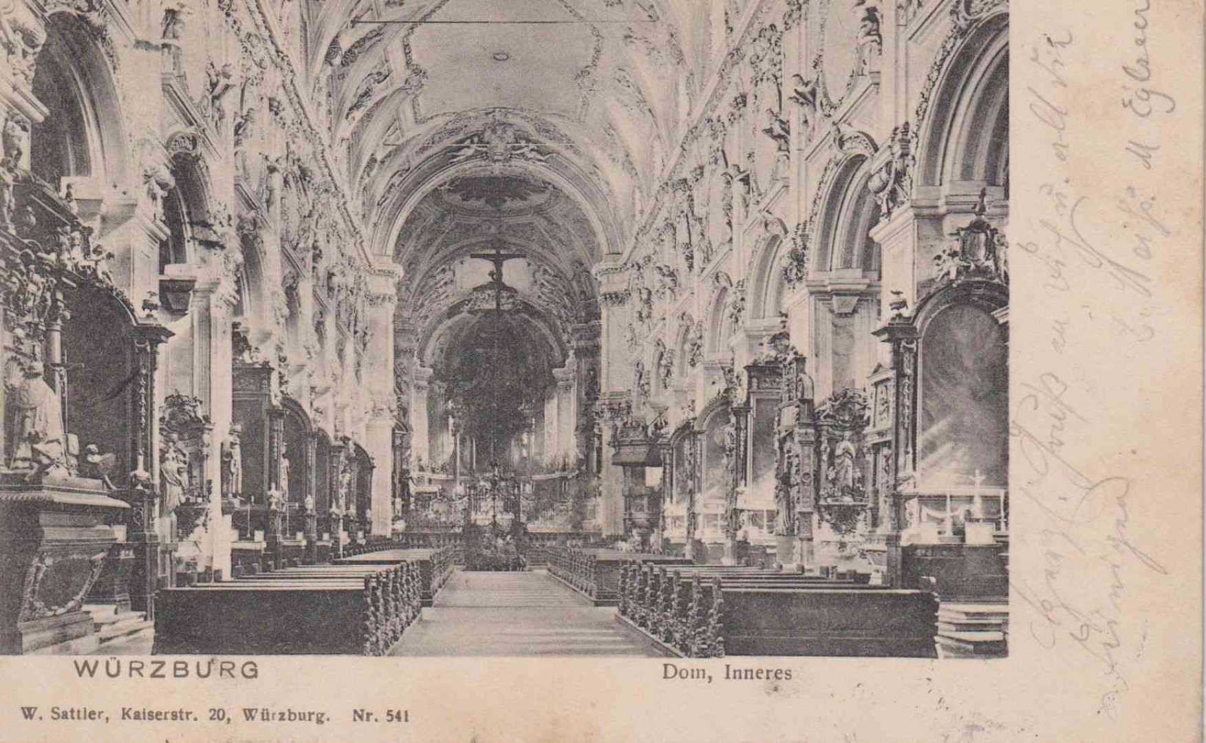 Németország Würzburg dom 1904.