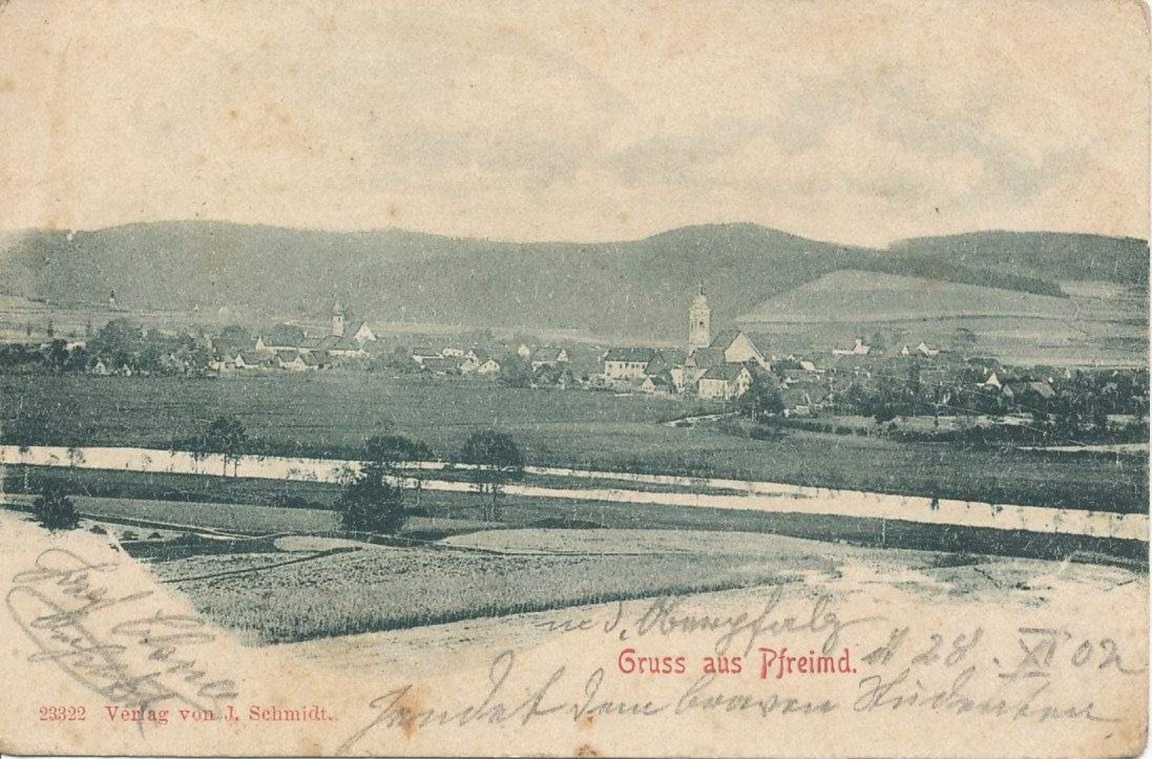 Németország Pfreimd 1902.