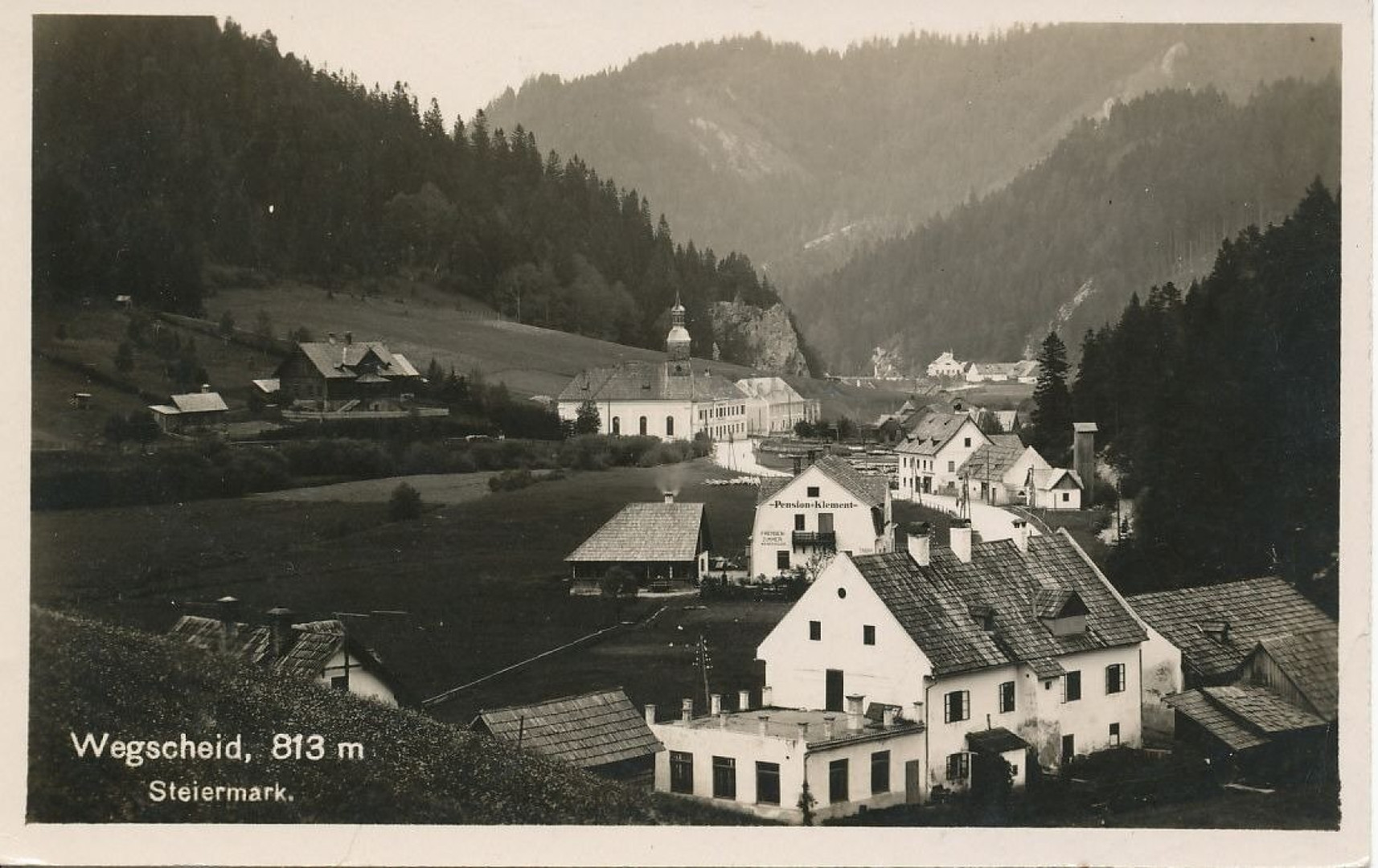 Ausztria Wegscheid 813m  1929.