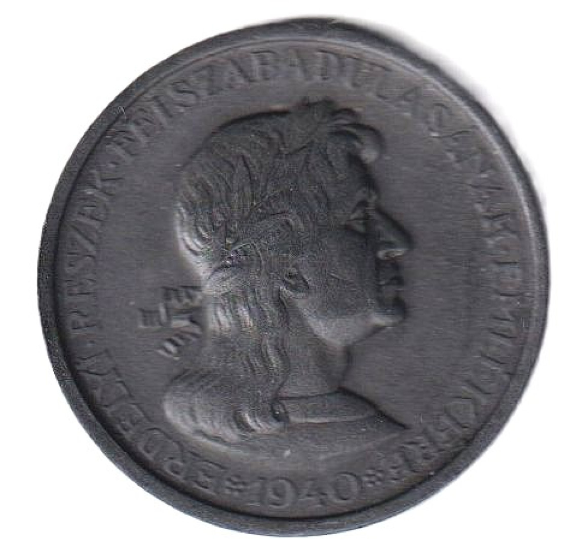 Erdélyi részek felszabadításának emlékére Zink 1940.  36mm