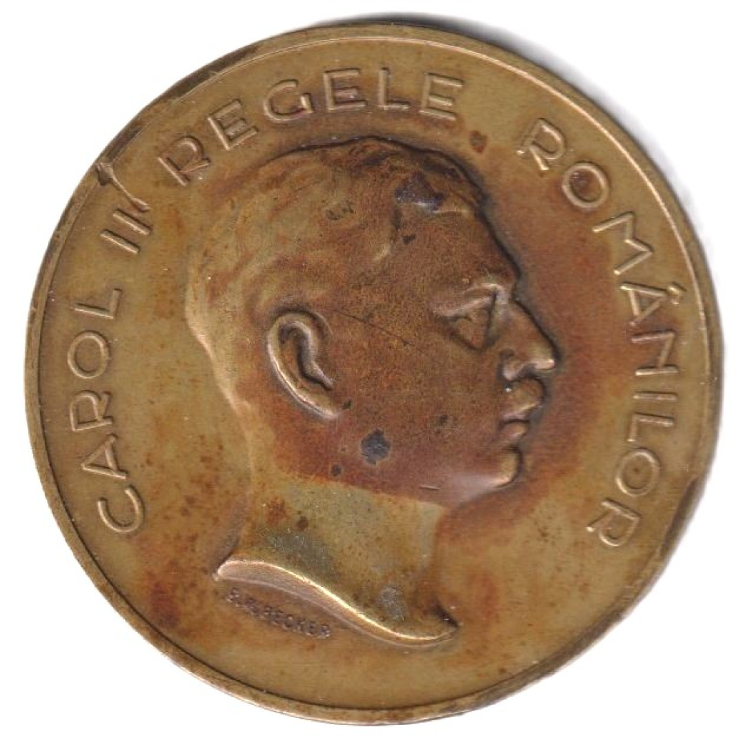 II.Károly román király "Nemzeti Búzaverseny" 1938. Br. 50,5mm