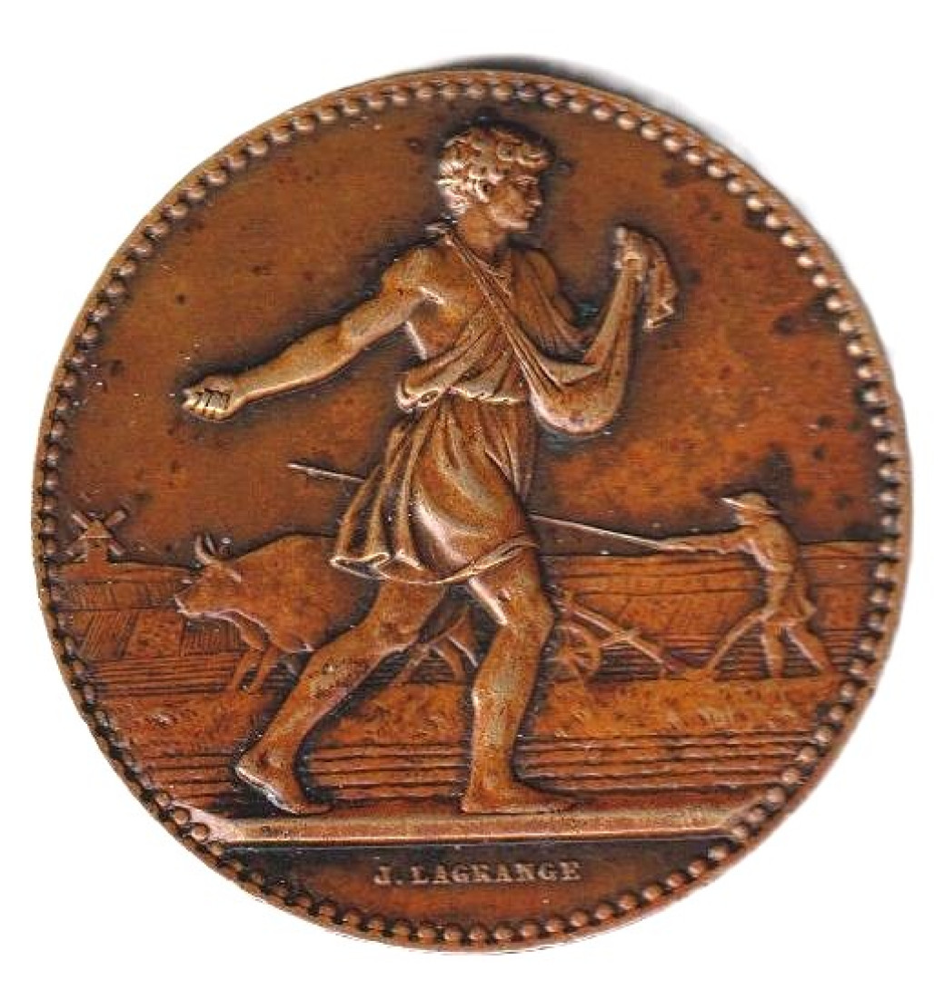 Francia Északi Mezőgazdászok Szövetsége 1921. Br. 41mm