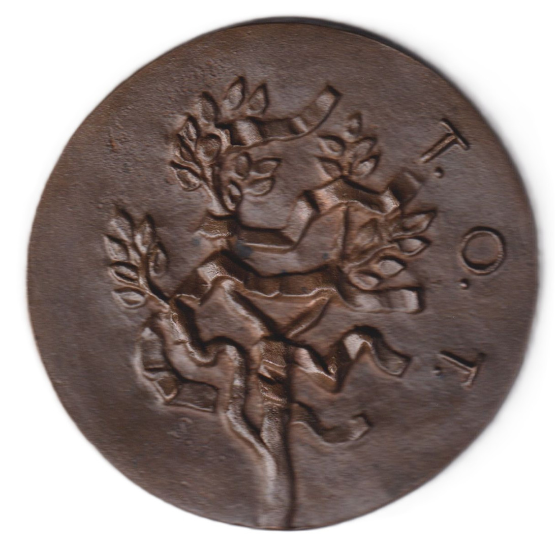 T.O.T. Kiváló Termelőszövetkezeti Munkáért Somogyi Árpád Br. 95mm  353gr.