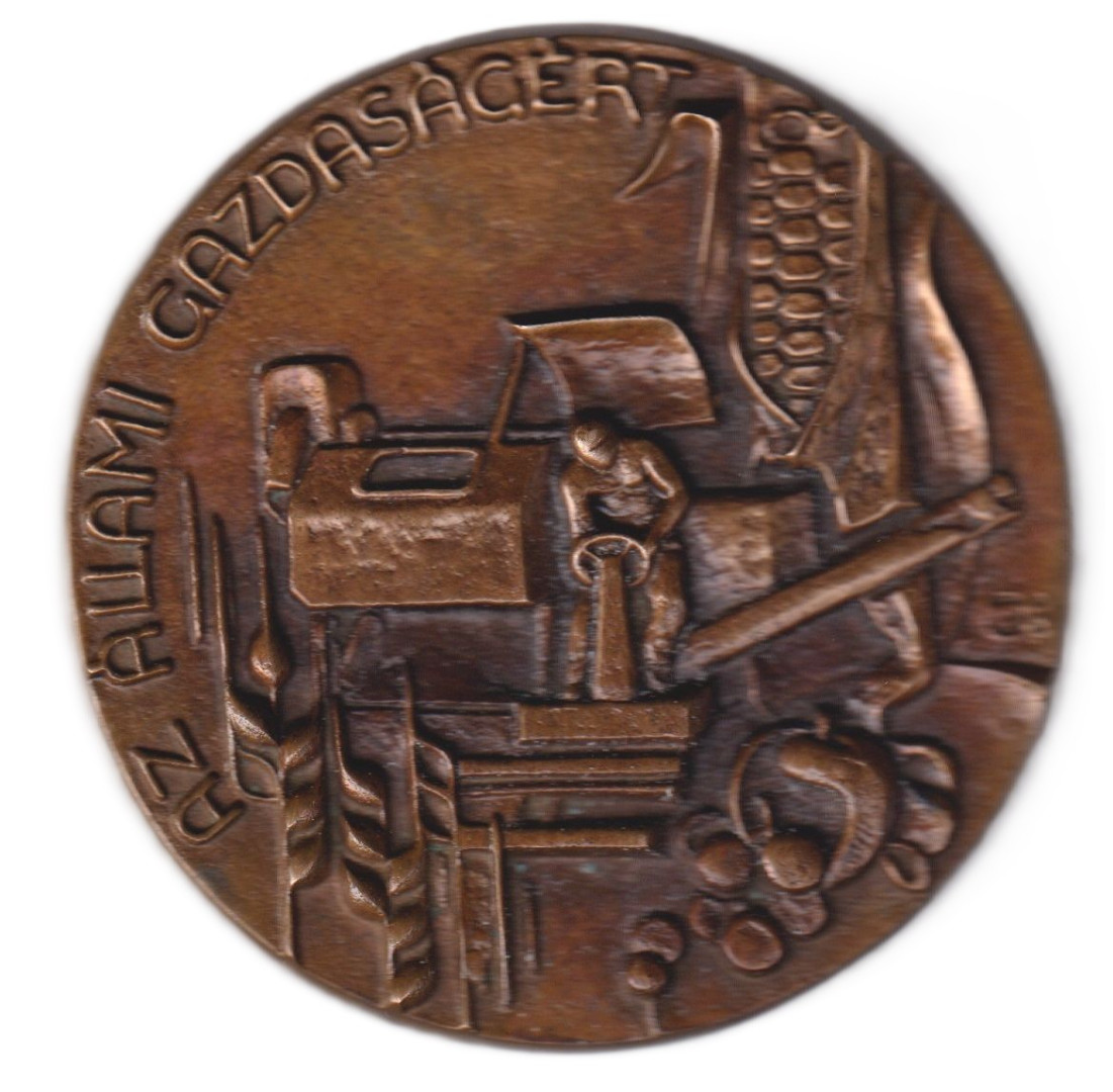 Az Állami Gazdaságért Lajos József  Br.  92mm  221gr.