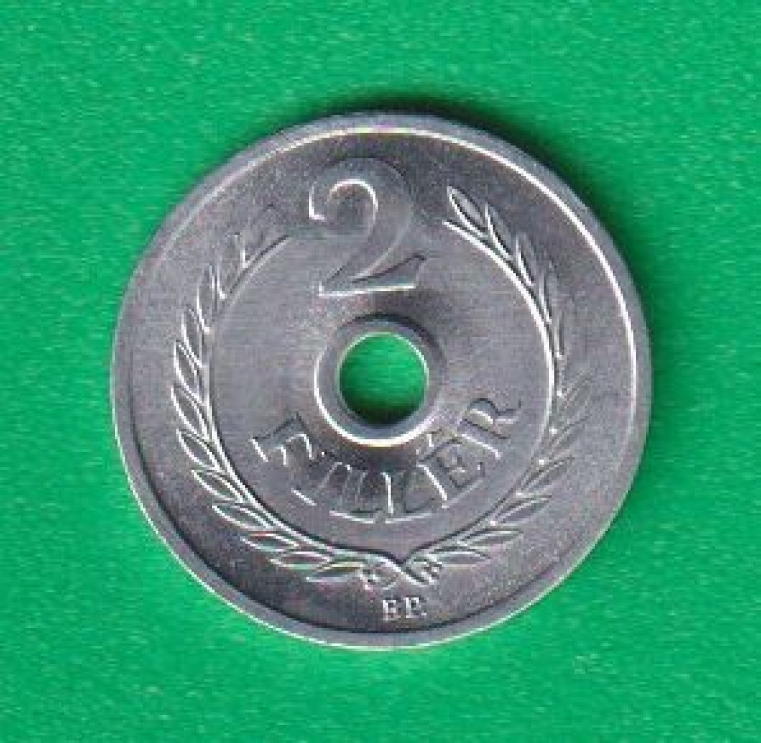 2 Fillér 1973. Alu. 18mm