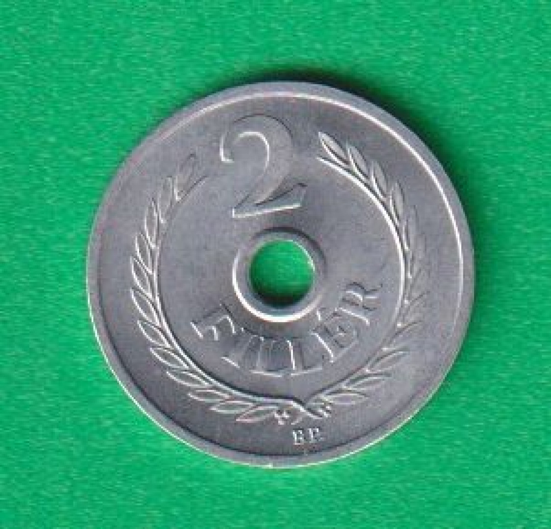 2 Fillér 1976. Alu. 18mm