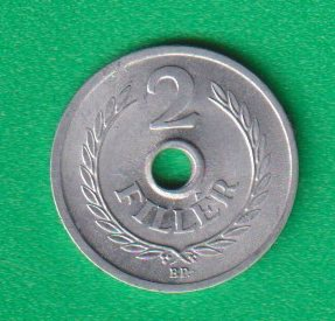 2 Fillér 1956. Alu. 18mm