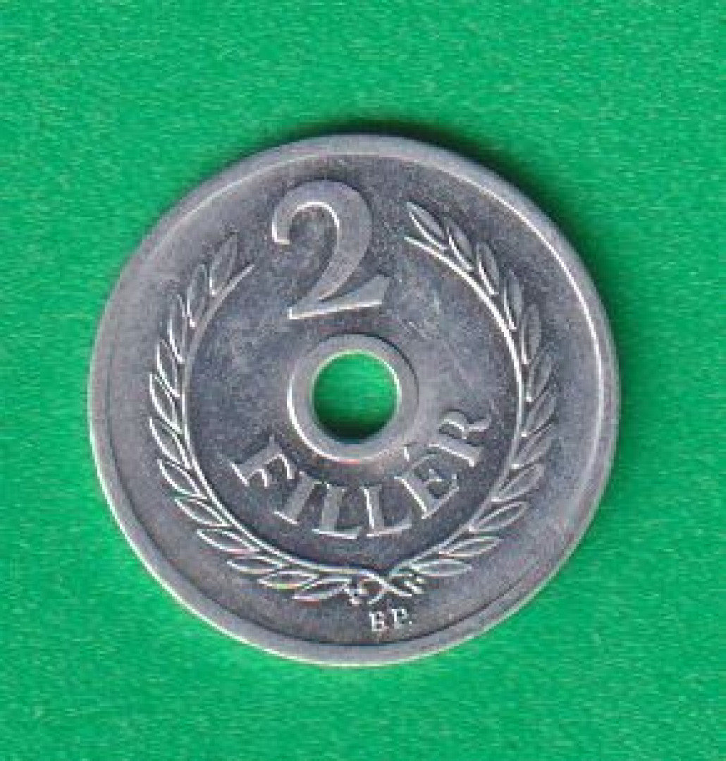 2 Fillér 1992. Alu. 18mm