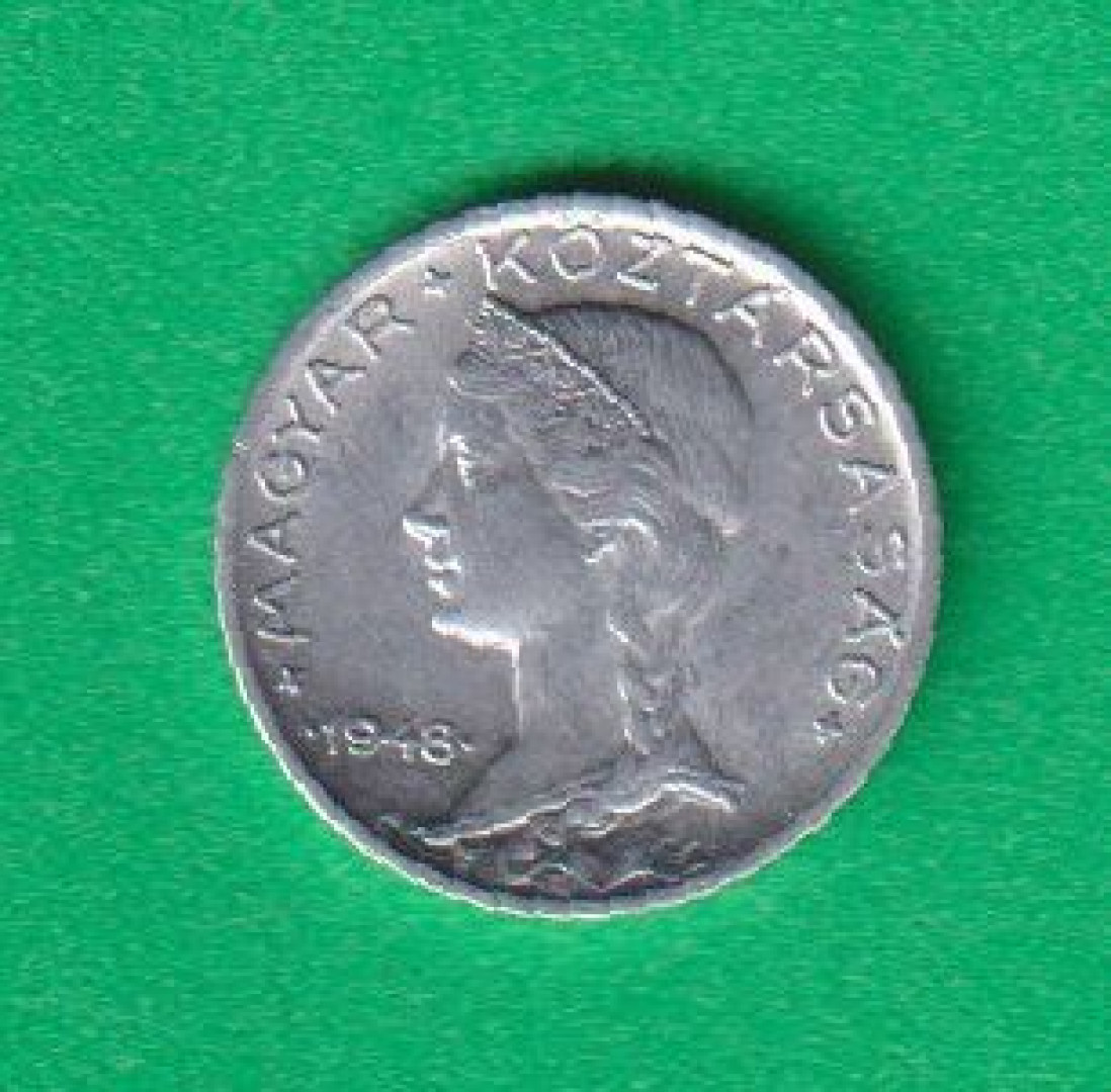 5 Fillér 1948. Alu. 17mm