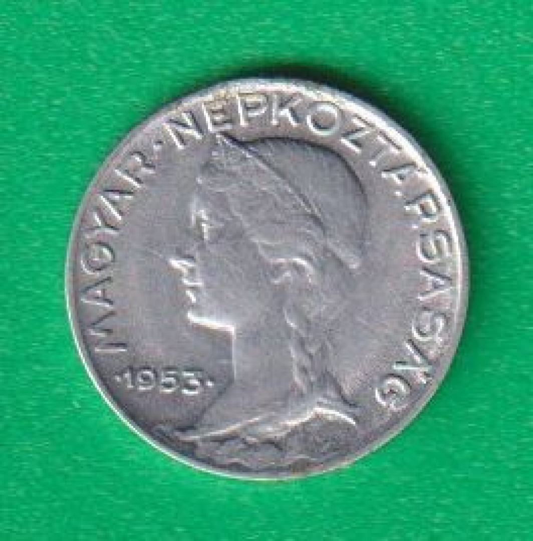 5 Fillér 1953. Alu. 17mm