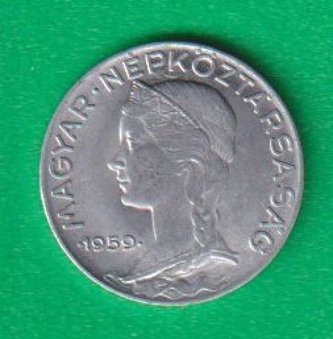 5 Fillér 1959. Alu. 17mm