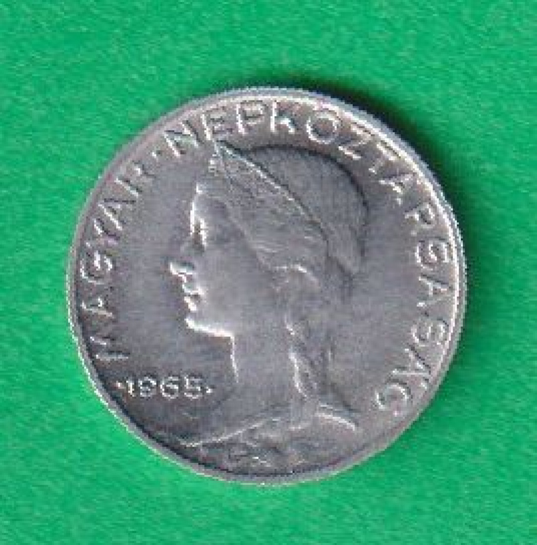 5 Fillér 1965. Alu. 17mm