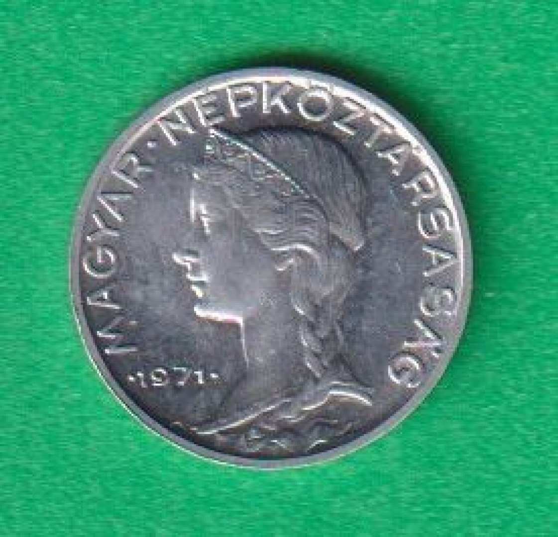 5 Fillér 1971. Alu. 17mm