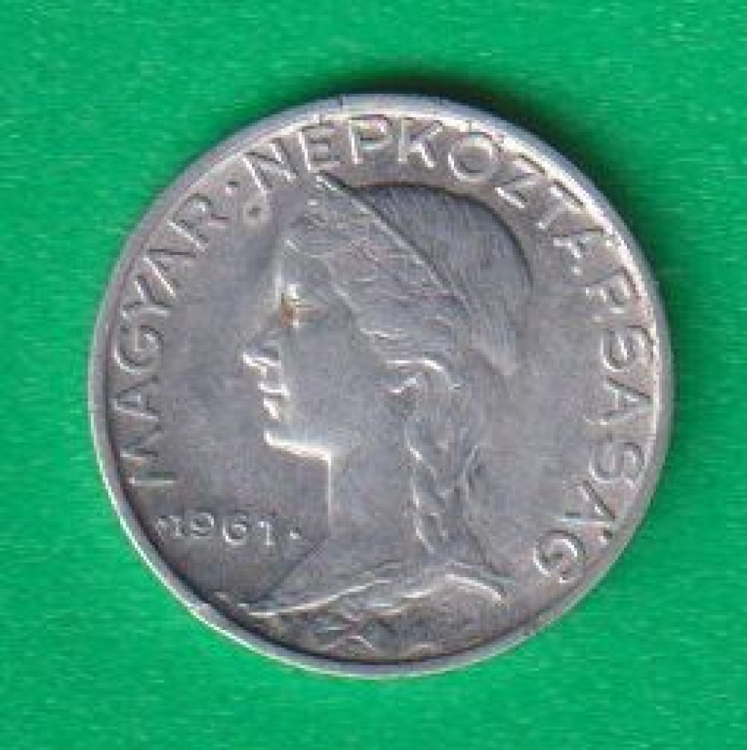 5 Fillér 1961. Alu. 17mm