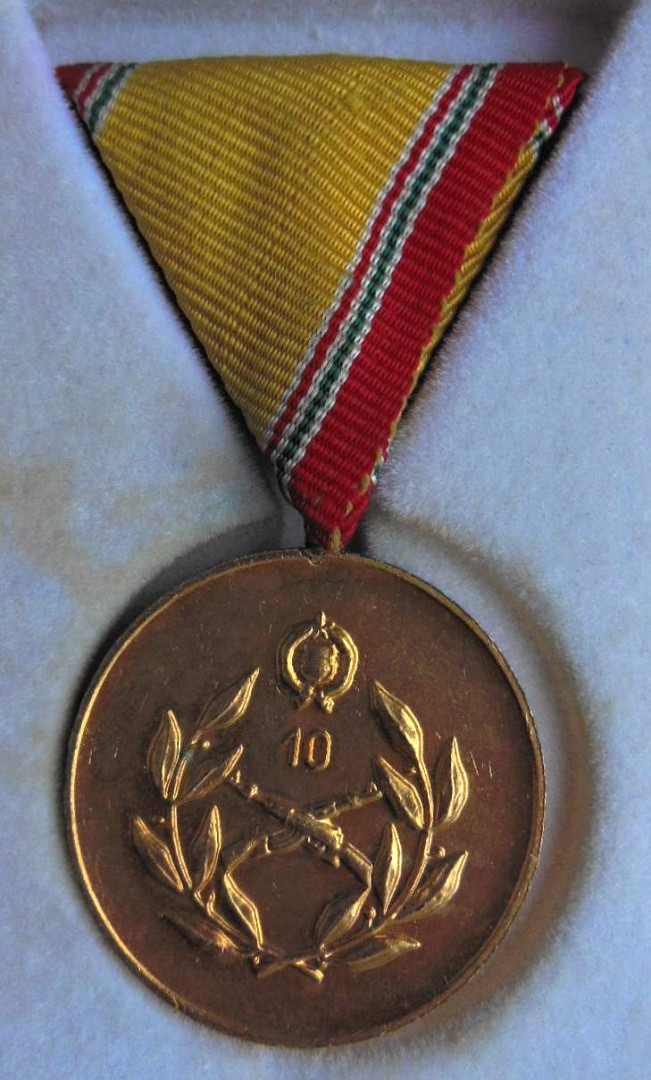 Szolgálati Érdemérem 10 év után 1964. dobozban