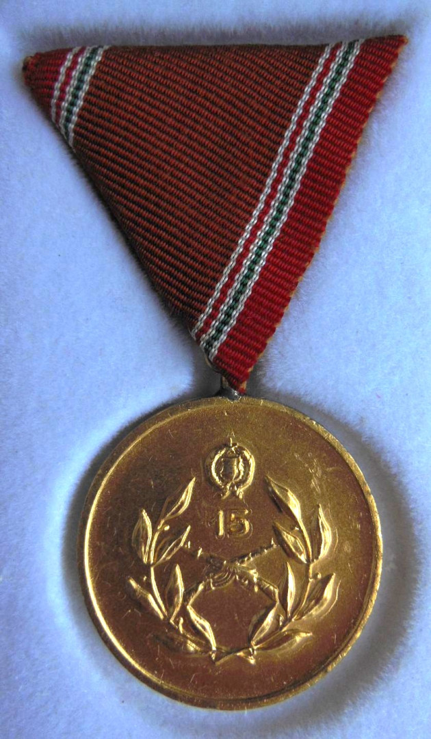 Szolgálati Érdemérem 15 év után 1964. dobozban