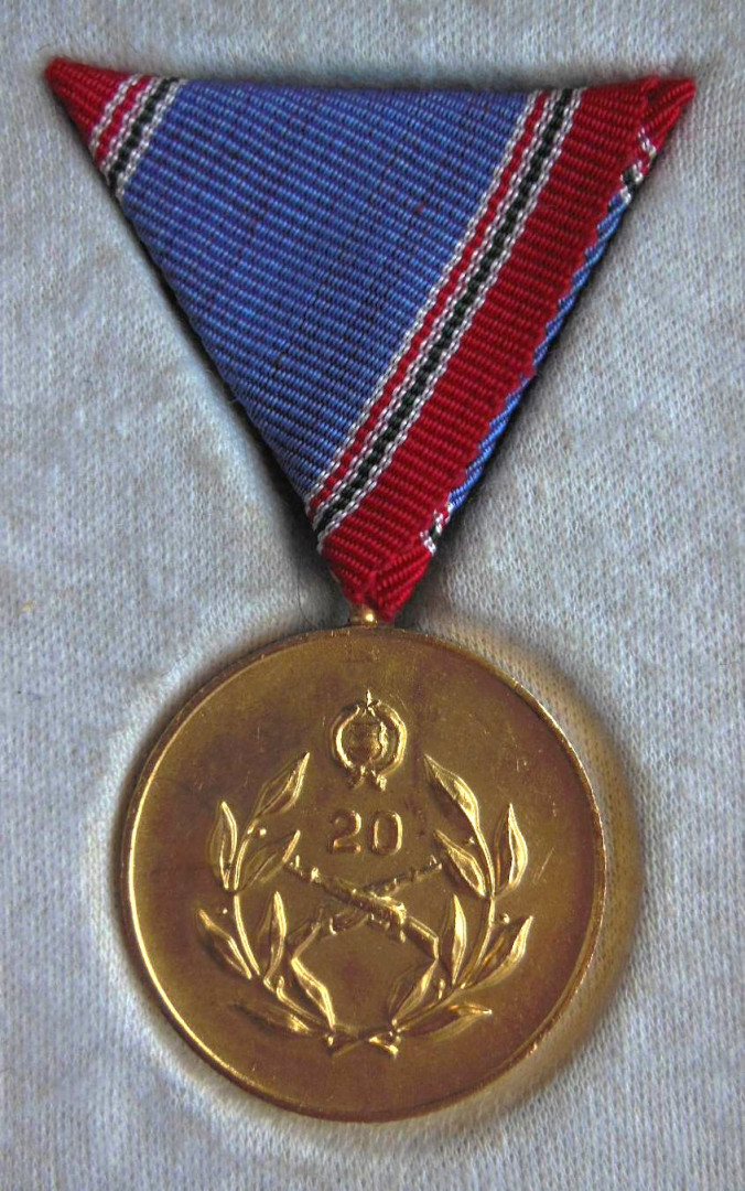 Szolgálati Érdemérem 20 év után 1964. dobozban