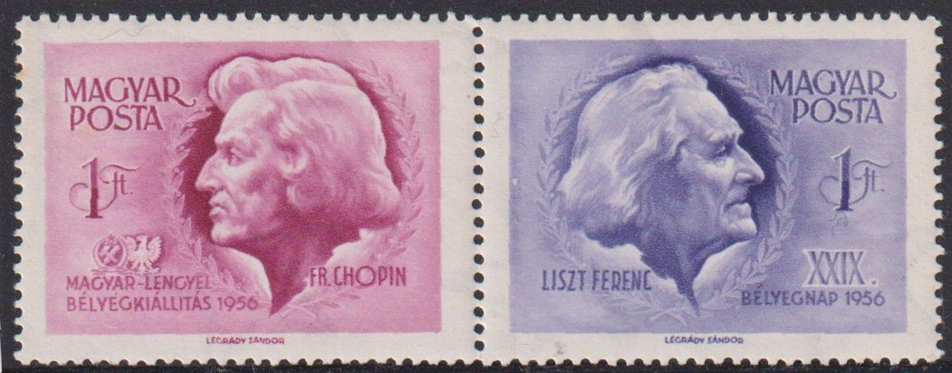 1956. Bélyegnap (29.)  (1540-1541 )** fordított képállás