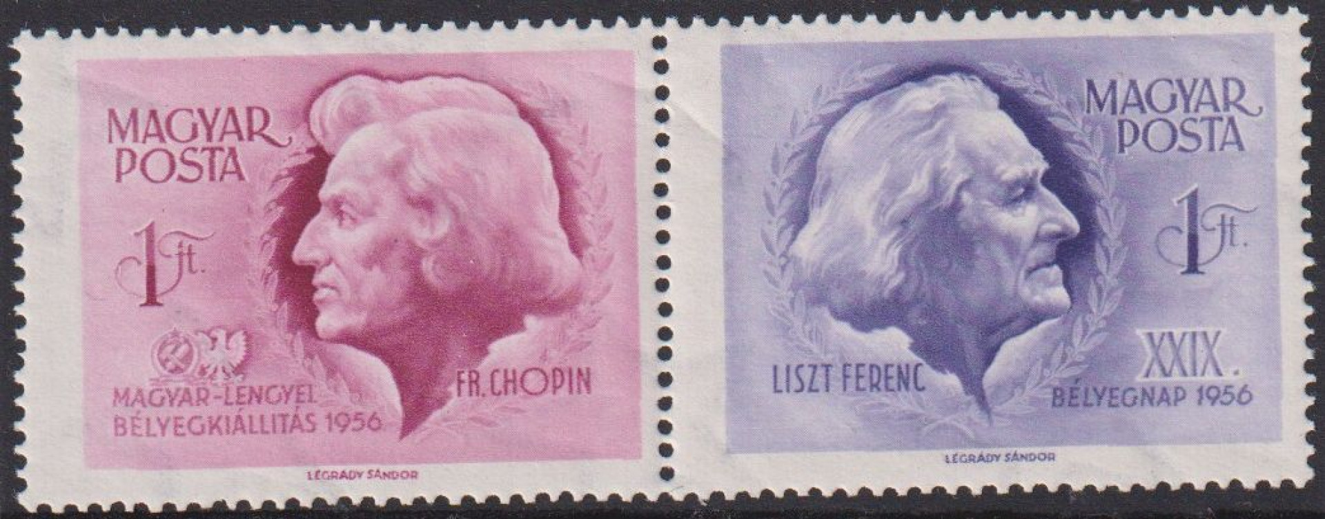 1956. Bélyegnap (29.)  (1540-1541 )** fordított képállás