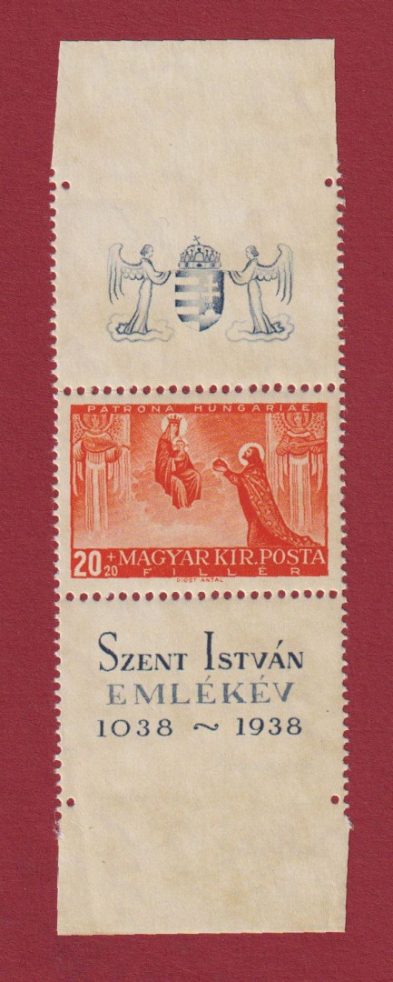 1938. Szent István blokkból (614)**