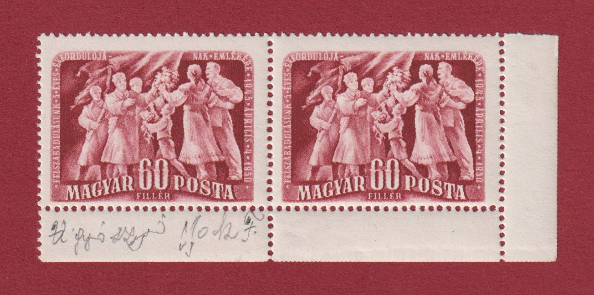1950. Felszabadulás (II.) (1145) makkos vízjel