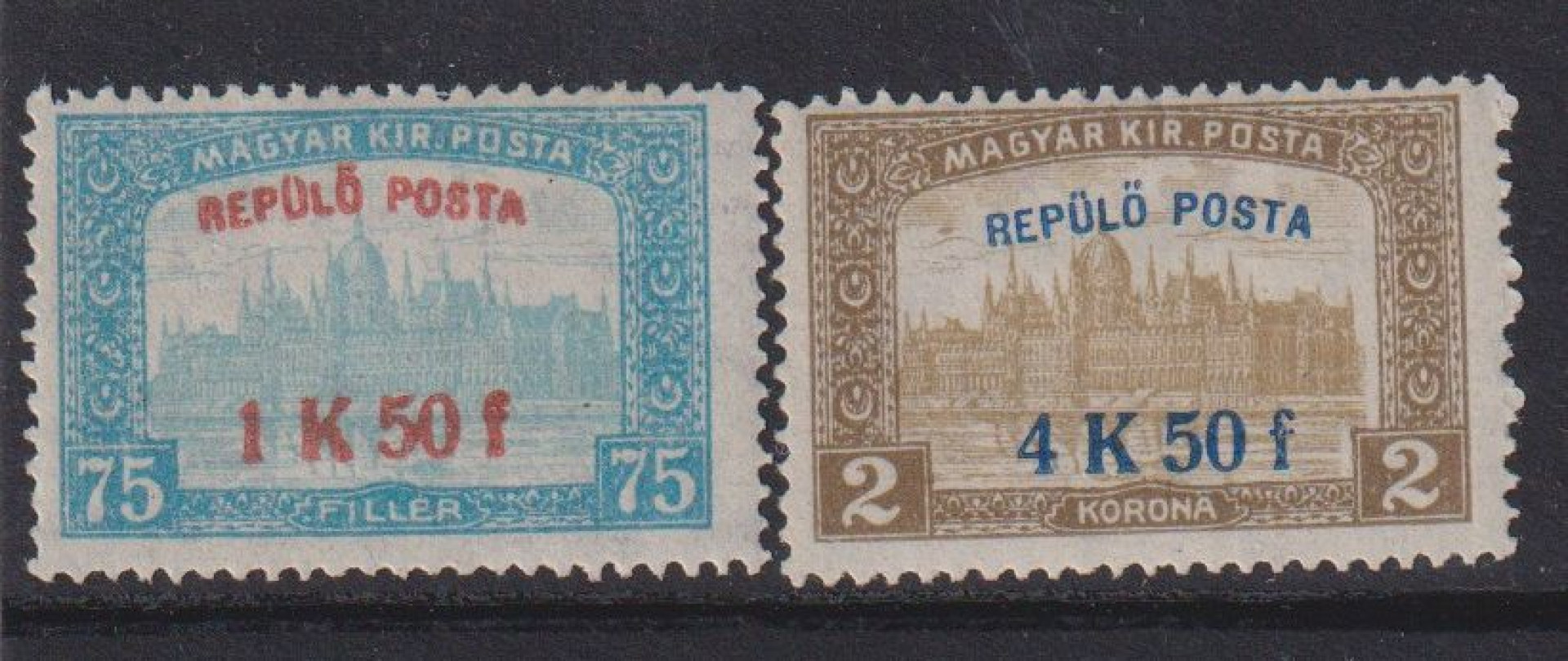 1918. Repülő posta-L  (240-241)**