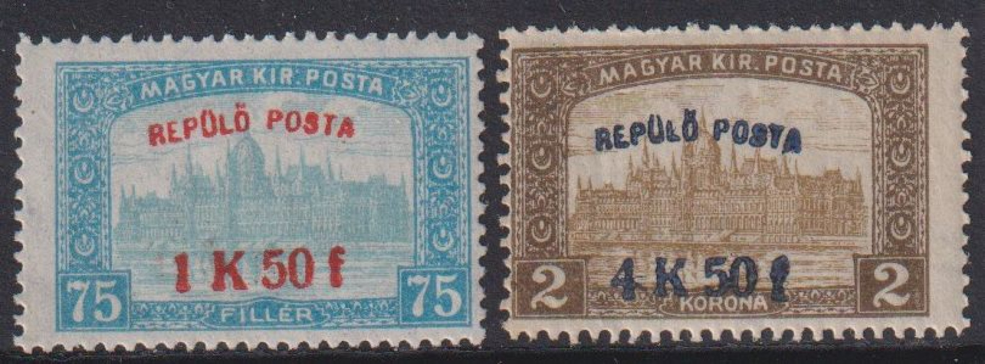 1918. Repülő posta-L  (240-241)**