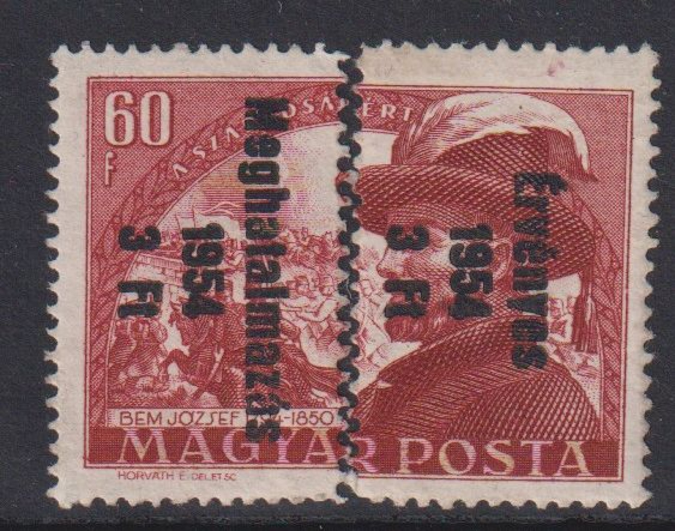 1950. Bem József (1199)** bélyegen Meghatalmazás