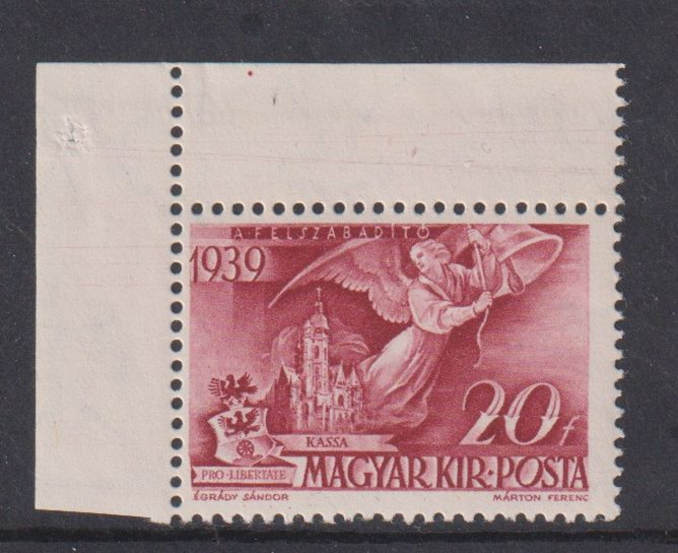 1940. Kormányzói 20 éves évford.(661 Tny)** .ÉGRÁDY