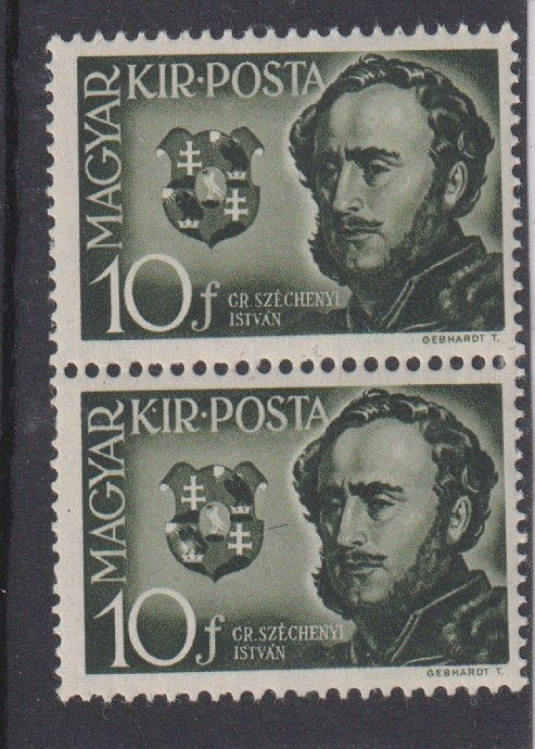 1941. Gróf Széchenyi István I. (707 Tny)** fehérhasú holló!