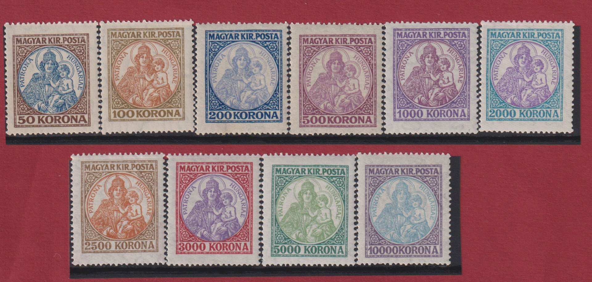 1921/1925. Koronás Madonna (397-406)**