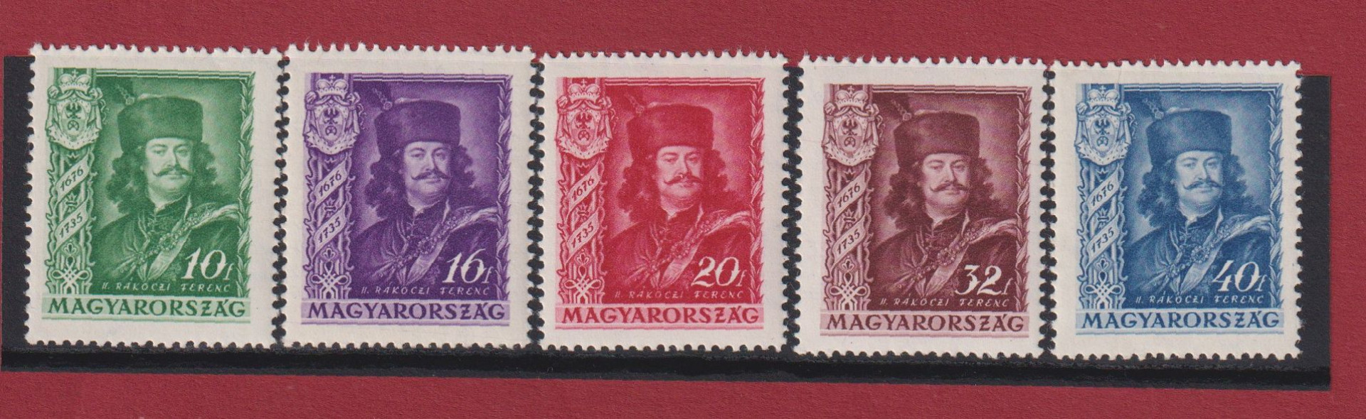 1935. II.Rákóczi Ferenc (550-554)**