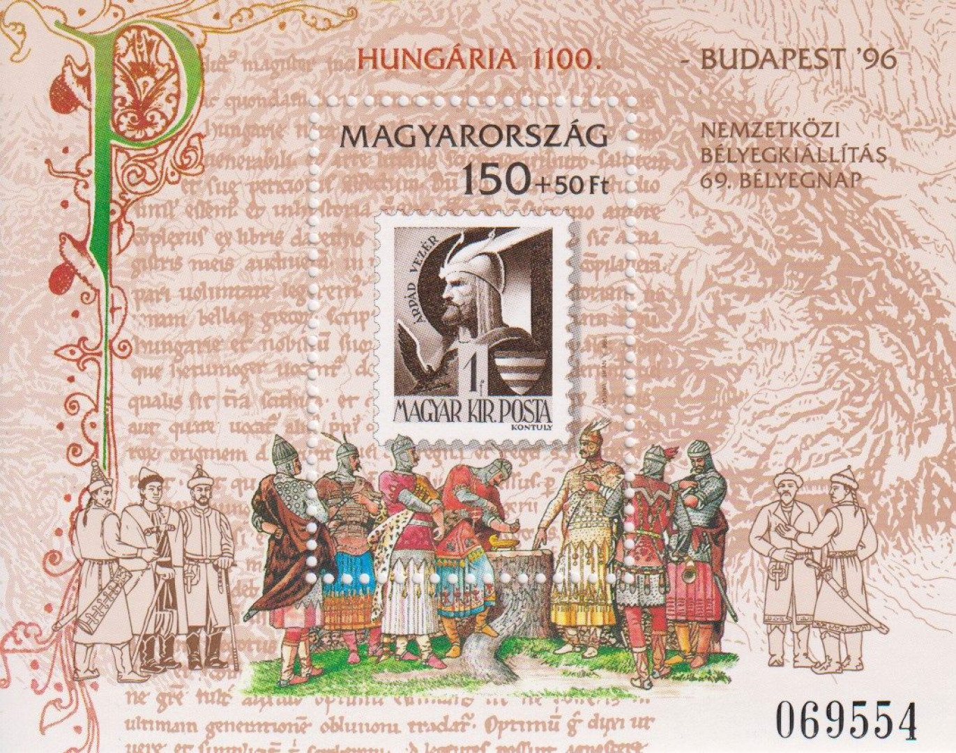 1996. Bélyegnap 69.-Blokk (4356)**