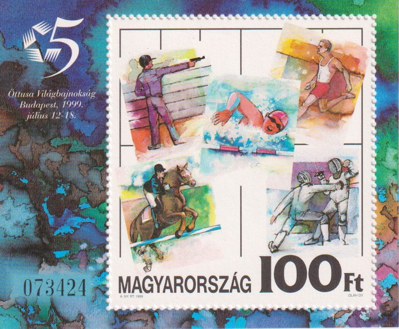 1999. Öttusa Világbajnokság-Blokk (4489)**