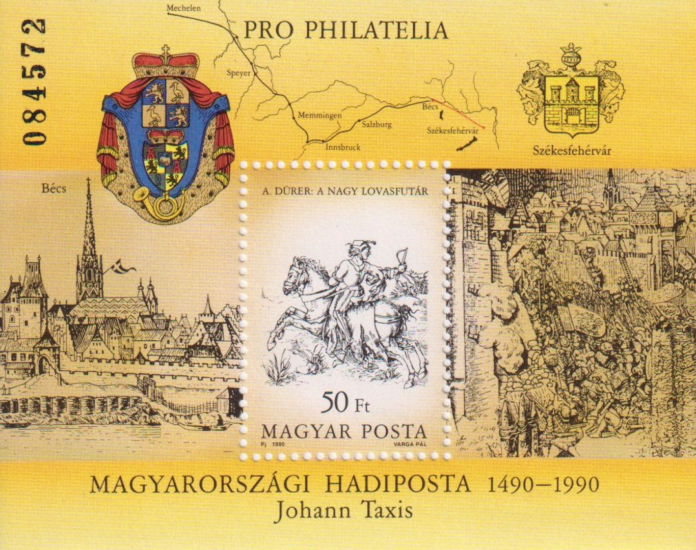 1990. Pro Philatélia II.-Blokk (4070)**